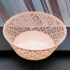 I1242 620 round fruit basket, plastic fruit plate, candy plate, home living room, dried fruit plate, daily necessities Specification image